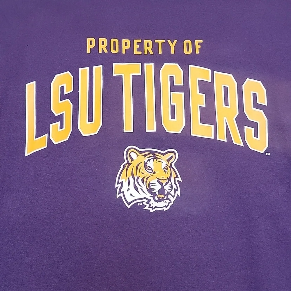 LSU Tigers Long Sleeve Jersey Style T Shirt - Picture 2 of 9